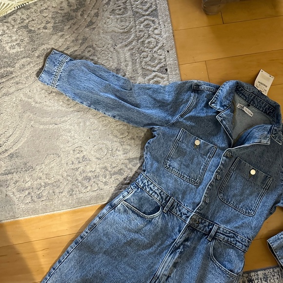 Zara denim jumpsuit - Picture 9 of 13